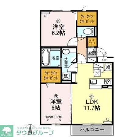 ロイジェントパークスレイクタウン III Mの物件間取画像